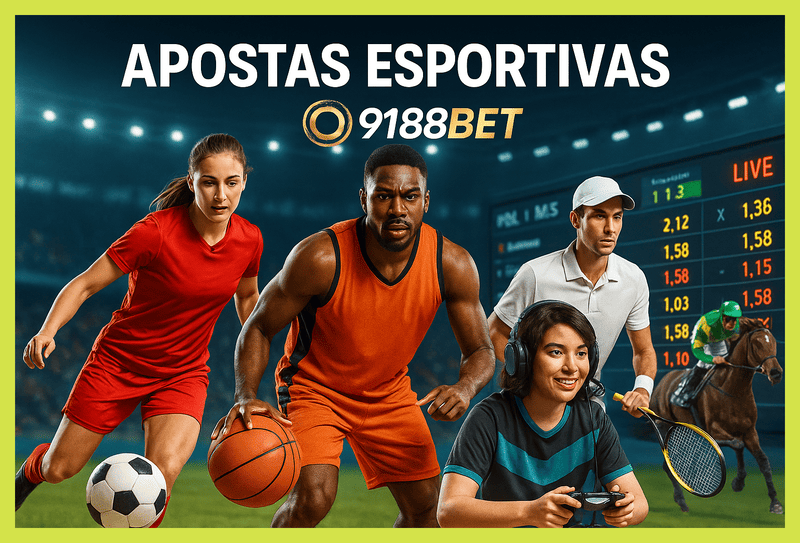 Aposte em apostas esportivas no cassino online 9188BET