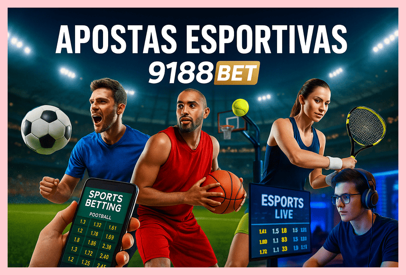 Apostas esportivas no cassino online 9188BET
